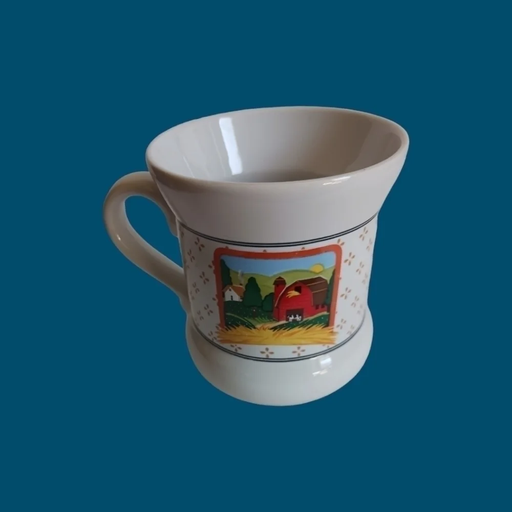 Vandor country vtg coffee mugs lot of 4 10floz